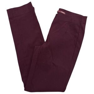 Stehmann Women’s Size 4 Burgundy Ina 740 The Perfect Pull On Trousers Pants